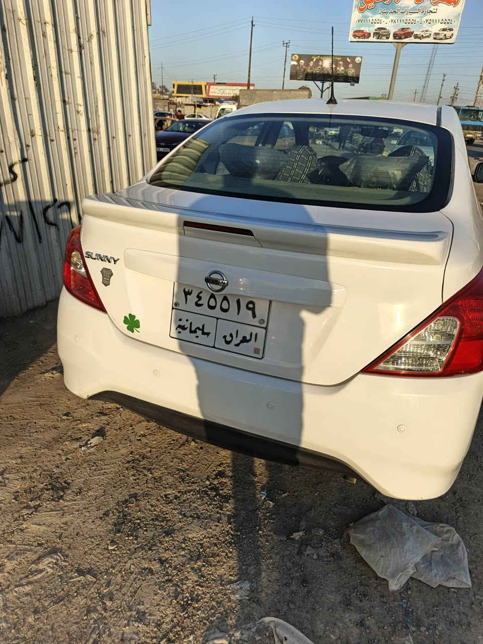 نيسان سني هندي 2022 ماشيه 115 بيها بارد بلباب الخلفي سعرها 112 وبيها مجال مكان السياره بغداد بسماية الاستفسار ***********
