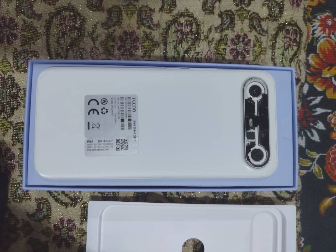 سلام عليكم ورحمه الله جهاز تكنو بوفا سليم 5G نضيف مكفول من البطاريه النضافه95/100 ضرره بس جامه مال كامره السعر 235 وبي مجال قليل العنوان ديالى هبهب حي العطار الرقم=***********
