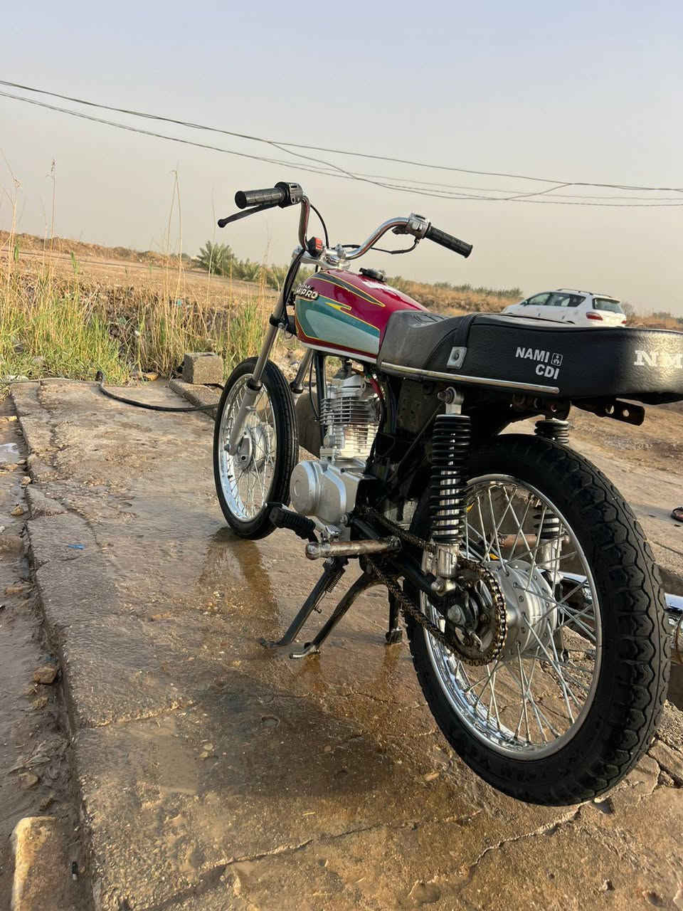 سلام عليكم دراجه نامه مديل 2025 دراجه نضيفه برقي ما مفتوح بيه السعر 600 وبيه مجال مكاني ناصريه سيد دخيل هاذا رقمي ‏‪***********‬‏
