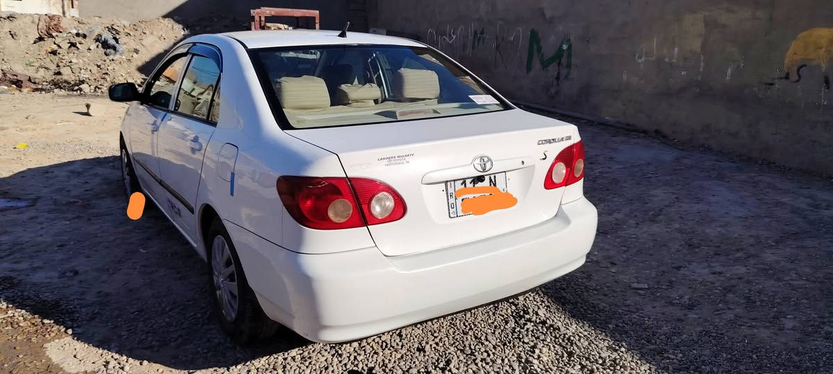 السلام عليكم ورحمه الله وبركاته رمضان كريم للجميع كورولا 2007 نحله بيها صبغ اربع قطع  السياره مكفوله كير محرك كهربائيات صدر تايرات كلها جديده مكان السياره سامراء السعر 83 وبيها مجال قليل حيل رقم الهاتف ***********
