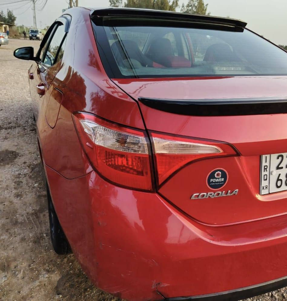 السلام عليكم كورلا 2019 رقم أربيل شرط التحويل أو وكالة بيهة قطعة وحدة صبغ بنيد فقط بدون دواخل مكينة وكير مكفولات السيارة خير من الله لا تنقيص ولا تبخير تبريد ثلج صدر نضيف تايرات نضيفة  مكان السيارة ديالى كفري السعر 128 وبيها مجال للستفسار *********** @***********
