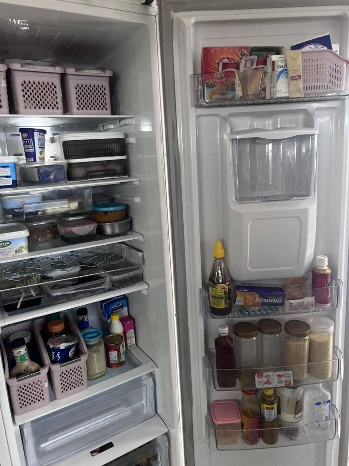 للبيع ثلاجة ومجمدة (قطعتين) ماركة NIKSUN الأصلية، الأجهزة بحالة ممتازة (نظافة 100%) وشغالة بدون أي عيوب.
• المميزات:
• سعة تخزين كبيرة جداً (مجرات واسعة ومقسمة).
• تبريد وتجميد سريع وممتاز.
• مزودة بموزع مياه خارجي (Water Dispenser).
• شاشة تحكم رقمية (Digital) لضبط الحرارة.
• الشكل الخارجي والداخلي بحالة الوكالة.
المكان: (بغداد:الكاظمية)
السعر: (550 )
للتواصل: (***********)
