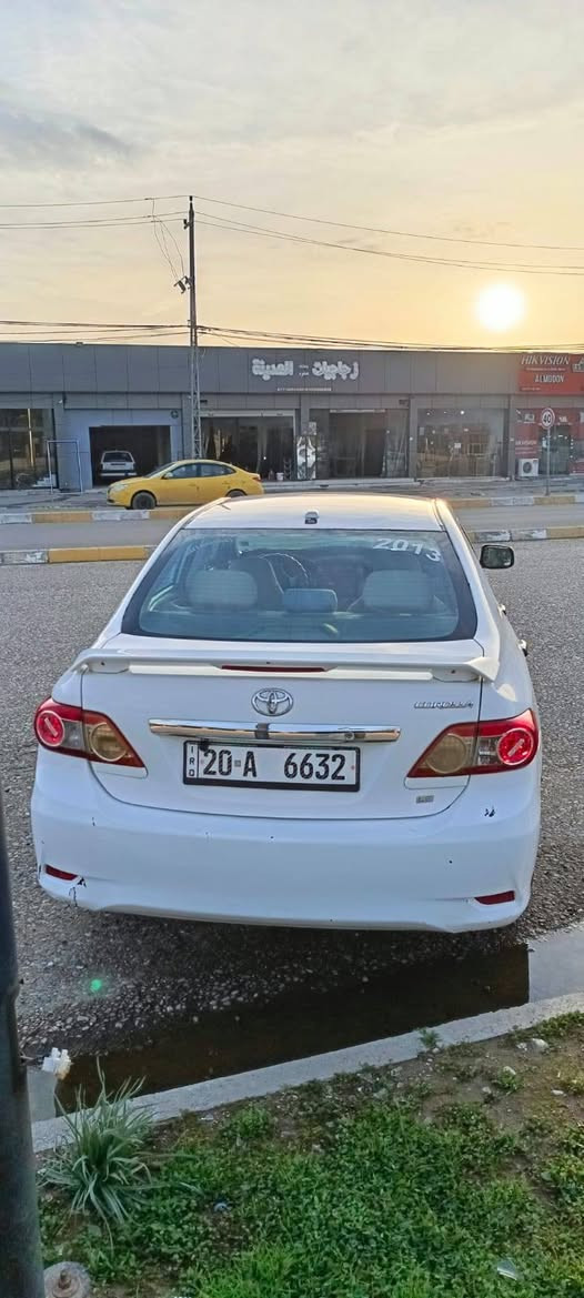 كورولا موديل 2010محدث 2013
رقم ديالئ رقم انكليزي جديد سنويه بسمي ثاني يوم تحويل هزه جديده تخم تايرات جديد السياره مابيه نقصر مكان السياره كركوك حي العسكري 
رقم المبايل ***********
