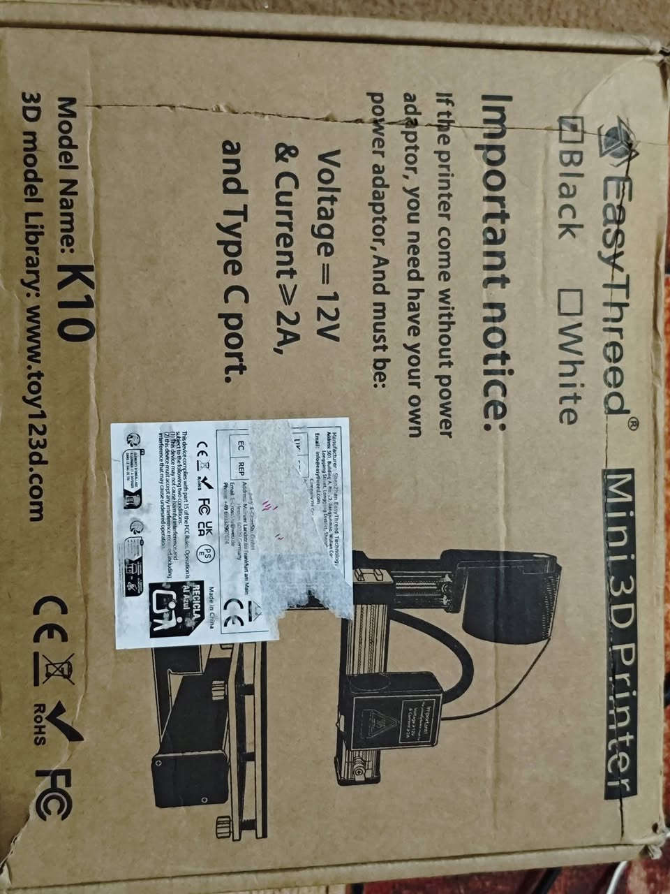 طابعه 3D كامله جديده لوك 45 مع التوصيل


**إذا كنت صاحب هذا الإعلان وتريد حذفه لأي سبب، رجاءا أرسل رسالة إلى الدعم الفني**
