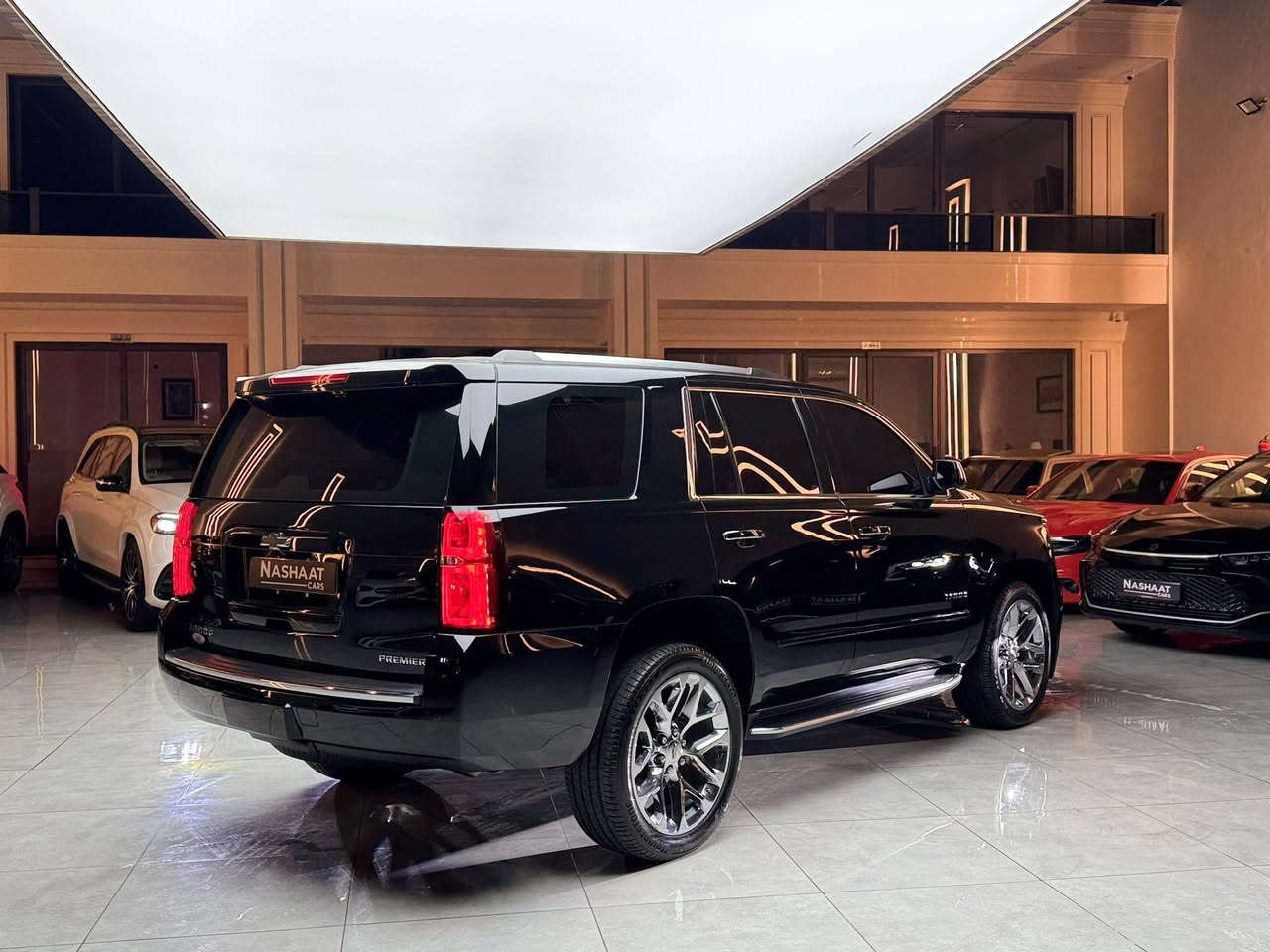 تاهو 2019 بريمير خليجي وكالة المنصور
فول مواصفات 
بصمة ابواب وتشغيل 
ثلاجة 
داتا شوو كبير 
كيج اللكتروني دجتل  3 اشكال
جنطة كهرباء شفط
ويل كب 22 
مقاعد جلد داخل قرميدي 
كشنات تبريد وتدفئة
7 راكب تبريد مركزي
حساسات وكامرات
رادار 360 درجة
نقط عمياء وتحديد مسار
شاحن لاسلكي
شاشة كبيرة وسطية
استرين كهرباء + هيتر
4X4 فور ويل
لددات امامي خلفي 
لايتات وكشاف زنون
باقي مواصفات البرايمر معروفة فول اعلى فئة

السيارة مكفولة كفالة عامة كلها بشرط على وضع شركة
جديدة جدا ماشية 51 الف فقط حقيقي بالشرط
رقم وهزة وسنوية جديد 
السعر 435 $ 🔒 وماكو هيج سعر بهالنظافة
*********** مكان السيارة اربيل
