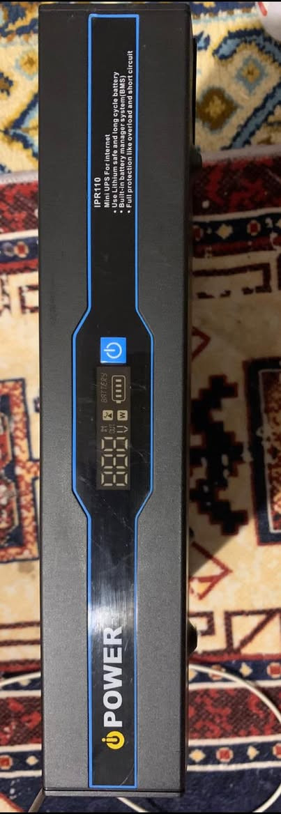 قدرة 120w
حجم 24000mAh

يتحمل 8 كامرات 

فولتيه 220v

Poe output 24v/48v

سعره 50


**إذا كنت صاحب هذا الإعلان وتريد حذفه لأي سبب، رجاءا أرسل رسالة إلى الدعم الفني**