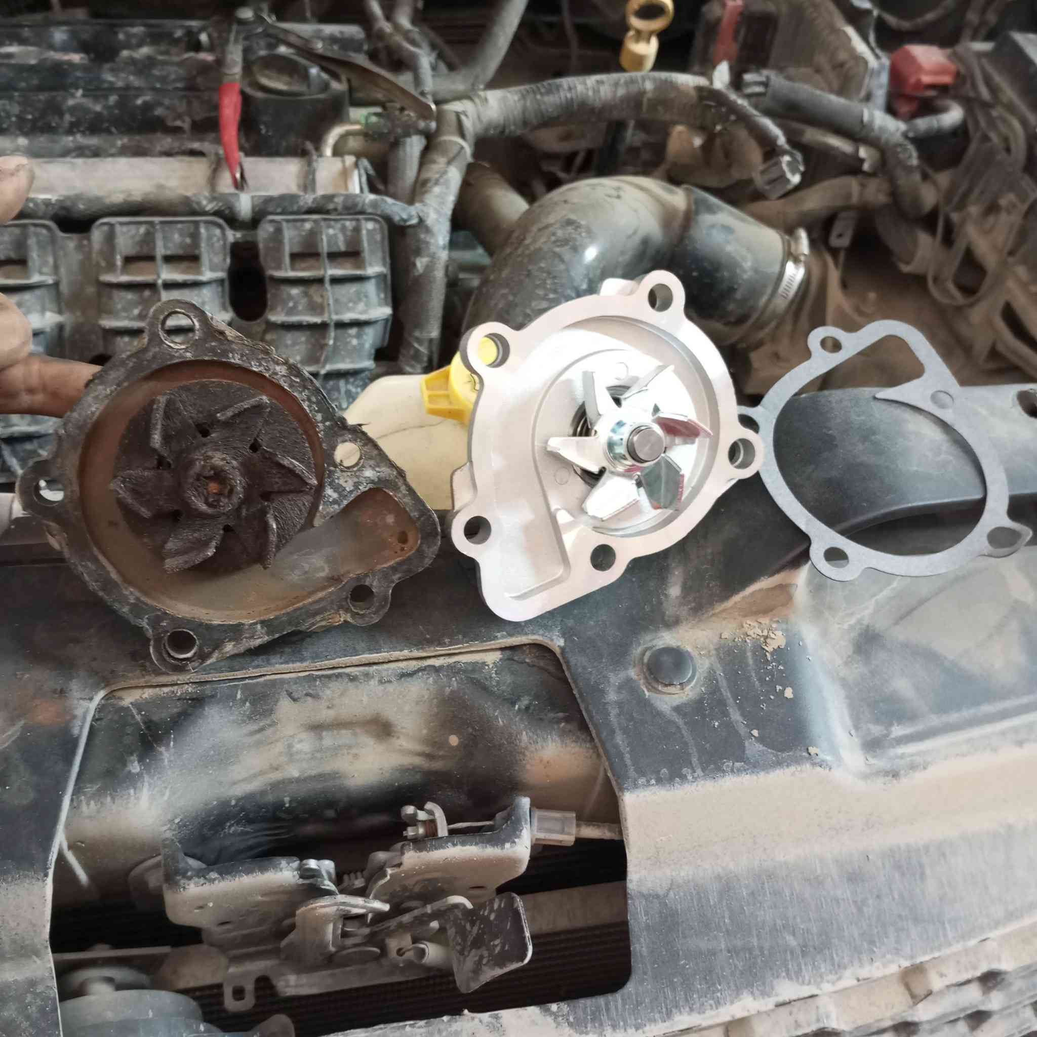 تحيه طيبه لكم من مركز موبأر صيانة الجورني وقطع غيار المريكي وبرمجه وتحديث 

دوج جورني  مكينه 2400 

تبديل مجمع ولف حماوه كامل 
تبديل واتربم   تبديل راديتر هيمي 3 خطوط 
تبديل دبة ماء    تبديل قايش.   تبديل روله 

العنوان الناصريه الثوره نهاية الشارع المركز السايدين 
***********
***********
