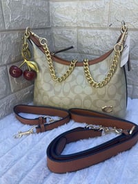 Coach أصلي • حقيبة جلد • زنجيل