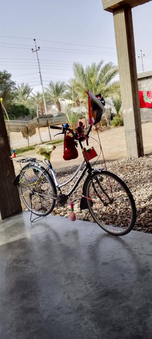 سلام عليكم بايسكل اللبيع سعر 50بي مجال مكاني رمادي ابوطيبان هذا رقمي ***********
