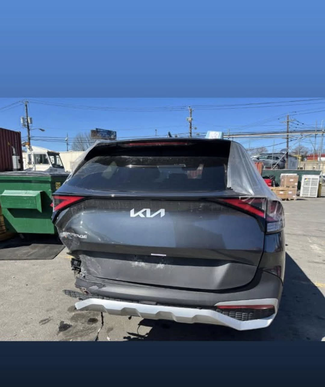 سبورتج 24 حادث خفيف خلفي مشي21 تاريخ وصولها 5/13 الحره ex
***********
