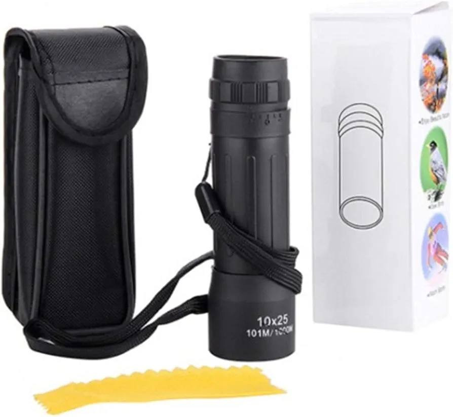 منظار أحادي محمول 10x25، منظار صغير محمول مقاوم للماء، مناسب للسفر والتخييم وصيد الأسماك والمشي لمسافات طويلة، مثالي للبالغين لمراقبة الطيور والرحلات الخارجية، أسود


**إذا كنت صاحب هذا الإعلان وتريد حذفه لأي سبب، رجاءا أرسل رسالة إلى الدعم الفني**