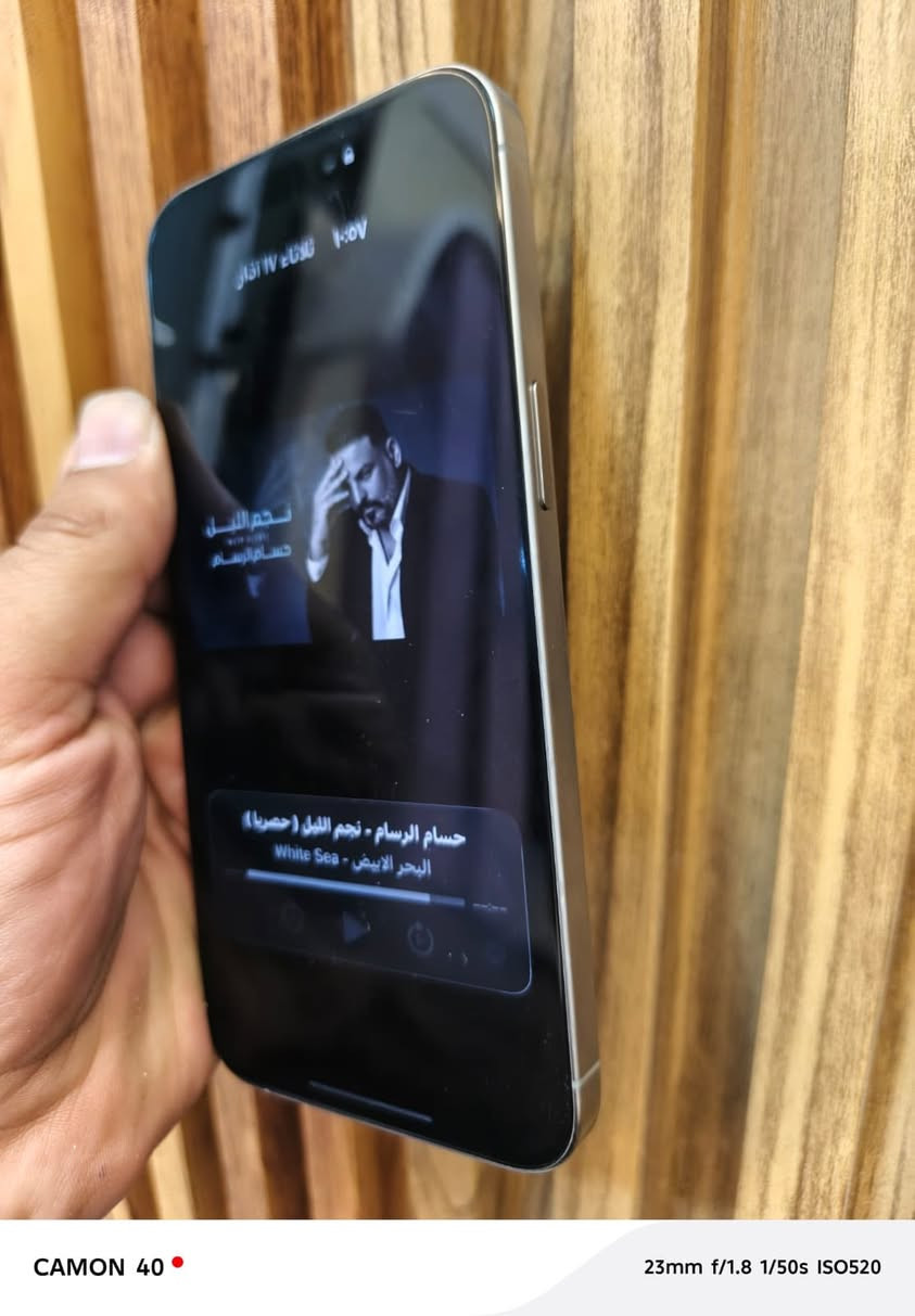 سلام عليكم رمضان كريم عليكم 
للبيع فقط ايفون 15برو ماكس 
نضافت الجهاز ٧٥ بل ٪؜ شرط ممفتوح 
بس السماعه الخارجي صوته ناصي 
ذاكره ٢٥٦ بطاريه ٨١ 
التلفون شرق اوسط بس ضايع باكيته 
تجي تستلمه من باب البيت 
السعر مليون والشراي يشلع عيوني 
مكاني بغداد الدوره (***********)
