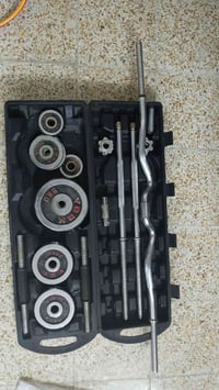 سيت اثقال • ٥٠ كيلو • دمبل عدد ٢