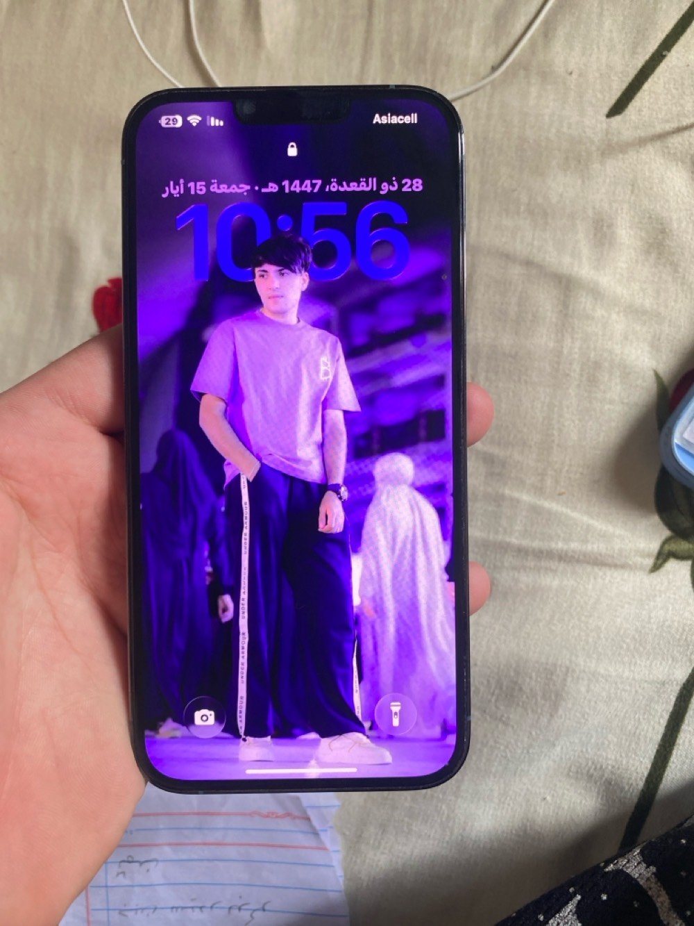 ايفون 13 برو ماكس 
ذاكره 256 
بطاريه 85 
بس الظهر مكسور 
جهاز وتر ابد ماادخل صيانه 
سعره 575 بيه مجال 
مكاني بغداد المعامل