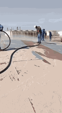 ايبوكسي حراري • رش ايرلس • ساند بلاس