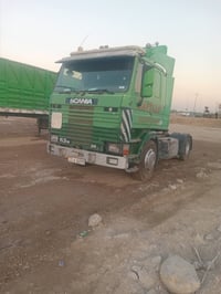 سكانيه للبيع راس وعربانه مرسمه وراهه ٣ محور سنويه جديده رقم سليمانيه م...