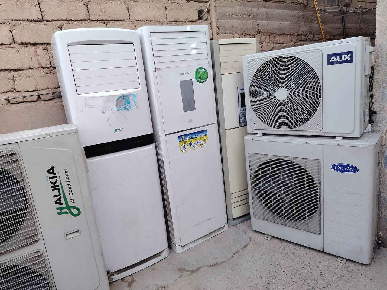 سبالت للبيع عدد🔥$🔥$🔥 6$***********بدون بوري
اقرة التفاصيل قبل للتصل
اوكيا دبل مروحه حجم 3/ R22
طن شر مامصلح شرط 
كارير، 3طن فقط تبريد R22
ويستيرون دبل مروحه حجم 3طن غاز R410
ميديا انفيرتر حجم 2طن 
توسوت حجم 2طن 
اواكس حجم 2طن كلهن غازهن مقفول 
مكاني كربلاء طويريج قرب الحولي 
***********
