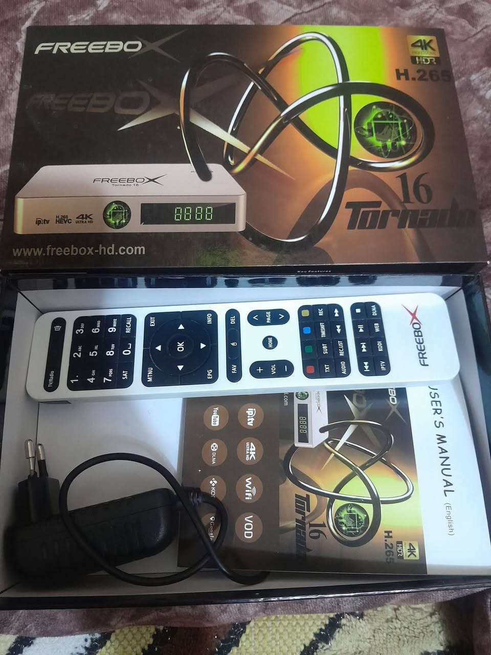 فري بوكس تورنادو 16 
ستلايت واندرويد بنفس الوقت بنظام 4k للبيع او مراوس مكاني بغداد الشراي يتفضل خاص وشكرا لكم


**إذا كنت صاحب هذا الإعلان وتريد حذفه لأي سبب، رجاءا أرسل رسالة إلى الدعم الفني**