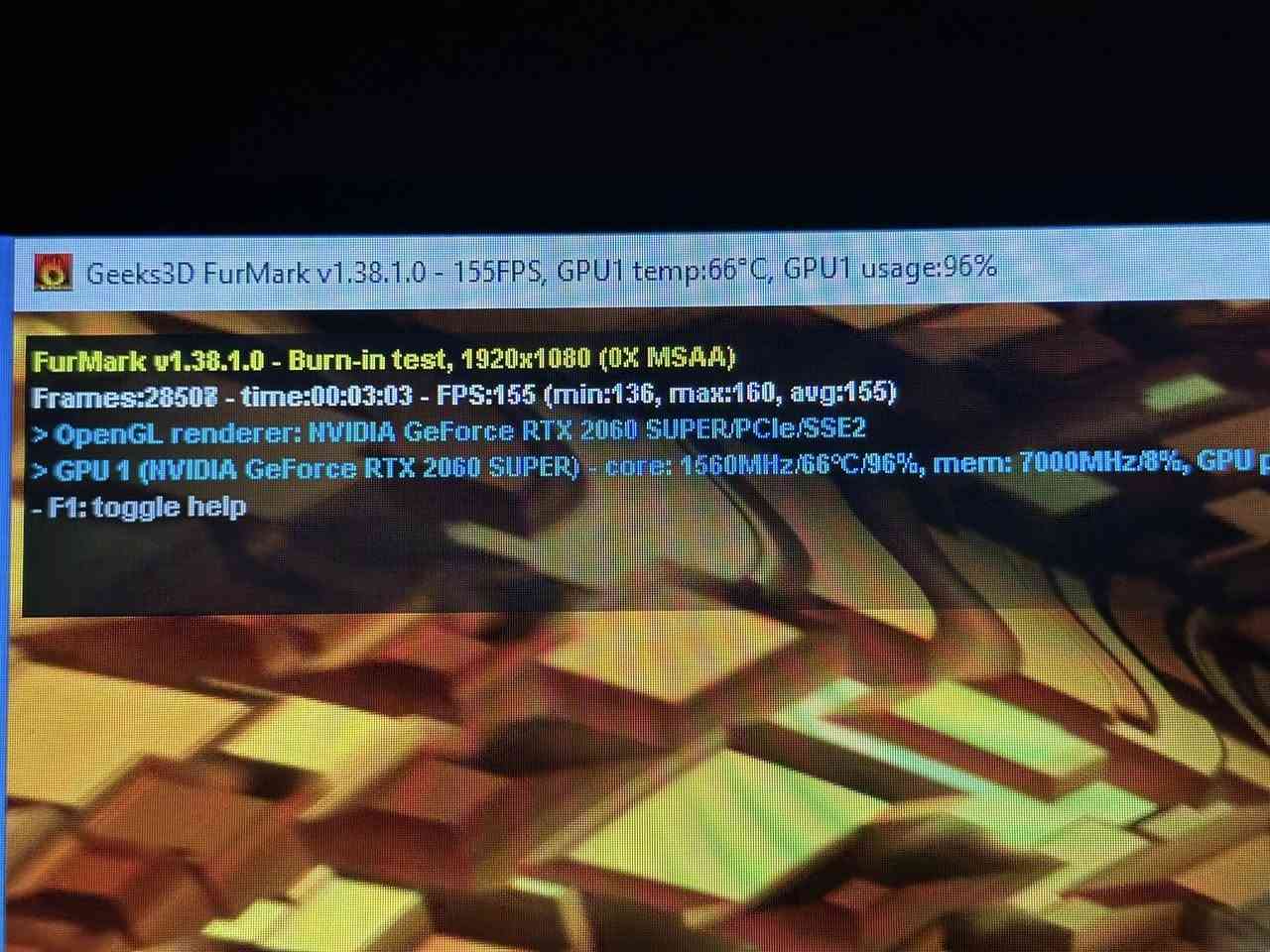 M.B h310 gigabyte
Rtx 2060 super 
Intel cI5-9400f
Ram 16 (2666)
128 ssd
1T hdd
Case gamingmax 4fan
نتائج الاختبار كدامك حرارة وفريمات 
ولا غلطة ، اداء الحاسبة ونظافة القطع 100%
عدا الكيس مو نظيف كلش 65% ( الشكل الخارجي ) 
السعر 600 بيها مجال بسيط 
المكان الناصرية


**إذا كنت صاحب هذا الإعلان وتريد حذفه لأي سبب، رجاءا أرسل رسالة إلى الدعم الفني**