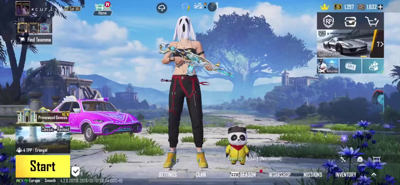 سلام عليكم حساب ببجي لبيع موضح كدامكم والقران محتاج فلوس واريد ابيعه اب هلكد ومستعجل كلش الحساب ربطه نضيف قفله ٥٥ الف وتساب 
***********
