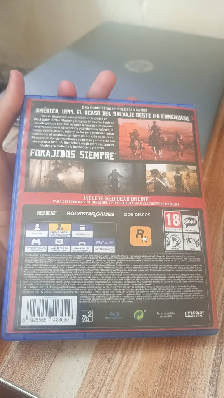 قرص لعبة Red Redemption 2 ردد رديمشن 2 

مستعمل نظيف كلش كلش كلش 

غير مختومة يعني جاهزة للعب 

سعر 35 وبيها مجال قليل 

مكاني : النجف الاشرف فقط علق واني ارد عليك


**إذا كنت صاحب هذا الإعلان وتريد حذفه لأي سبب، رجاءا أرسل رسالة إلى الدعم الفني**