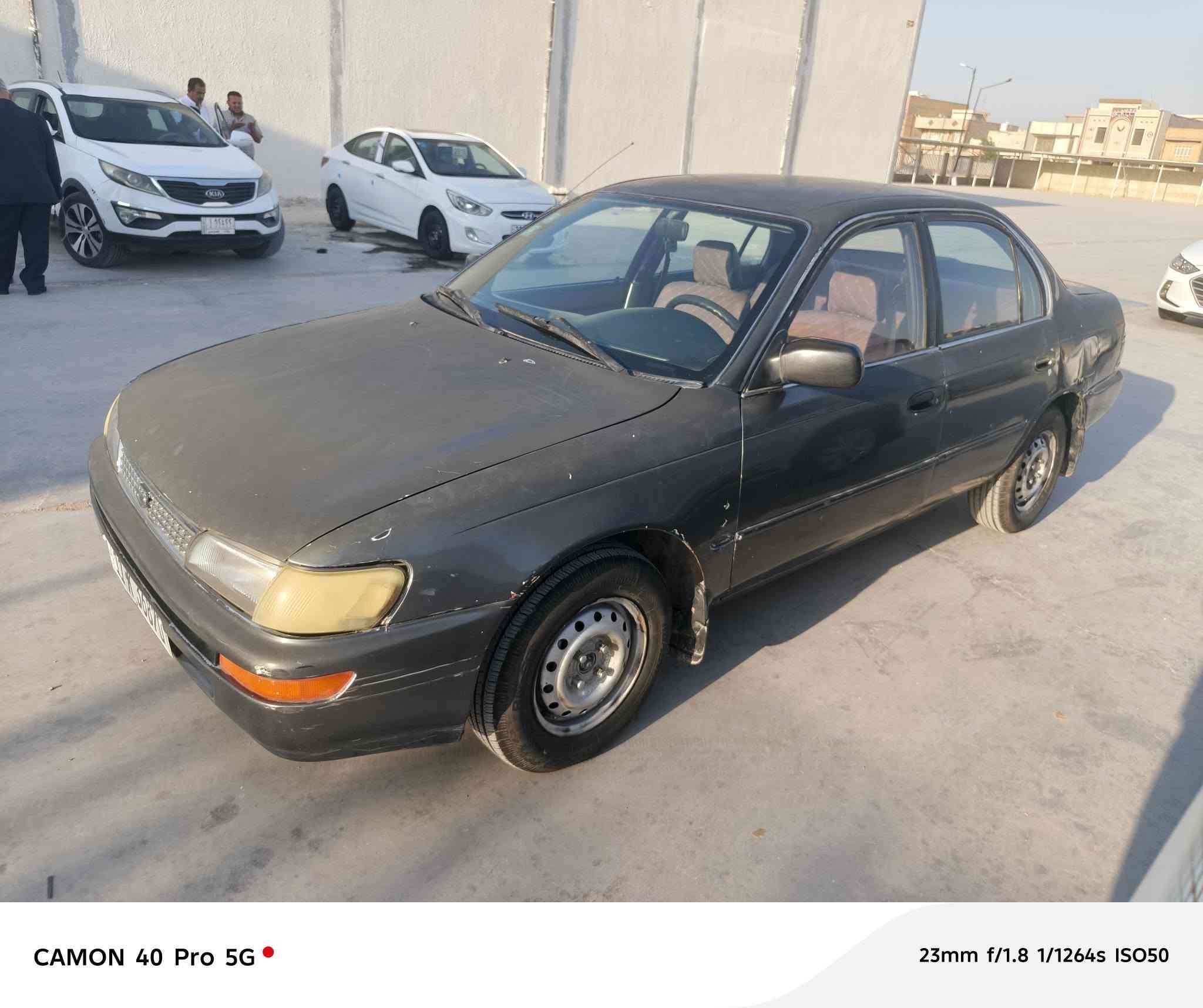 سياره كورله مديل 1995
جاهزه مكينه وكير وحداديه 
تخم تاير 
السياره مصبوغة سابقاً 
رقم بغداد بسمنه تحويل ثاني يوم
مكانها واسط كوت 
عارضها ب (٤٠) 
***********
