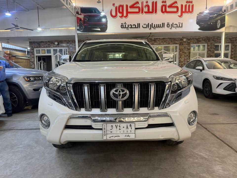 🔷 معرض الإمام المركزي 🔷
📍 العنوان: بغداد – الكريعات – شارع الوقف السني

⸻

🚘 تويوتا برادو 2014 VX
🔹 فول مواصفات – رقم بغداد

المواصفات:
 • بصمة فتح وتشغيل
 • مقاعد جلد
 • كراسي كهرباء
 • تبريد كراسي (أمامية + خلفية)
 • لايت زينون
 • زراك لايت
 • ستيرن كهرباء
 • 6 سلندر
 • محرك 4000
 • 7 ركاب
 • 3 قطع
 • عداد المسافة: 114,000 كم

الحالة:
 • السيارة بيها شخوط خفيفة (غير قوية) جهة عكس السائق
 • بارد بمقدار إصبعين بالبلب، والباقي مكفول

⸻

💰 السعر:315$
✔️ مجال بسيط

⸻

📞 للاستفسار:
***********
***********
