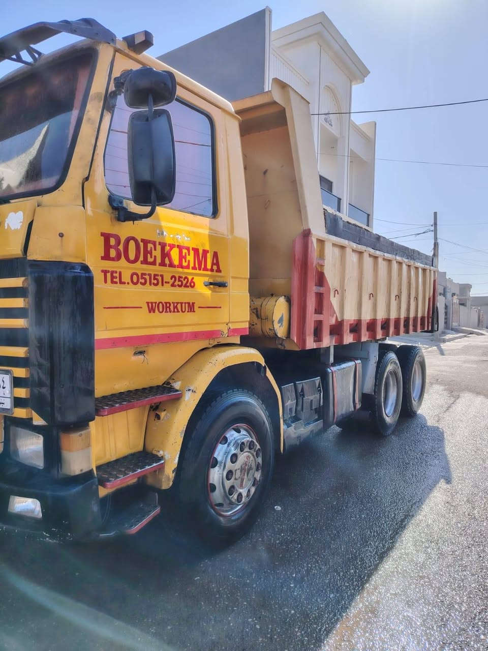 سكانيا 113 للبيع رقم نينوئ الماني محرك وكير    شرط سنكل عظلة حصة كاز بيها  قمارة وشاصي مكصوصة   سياره من جوه الشغل شرط التحويل مكاني موصل قرية العربيدد
السعر 145 وبيها مجال بسيط 
 باقي التفاصيل اتصل علئ الرقم
***********
***********
