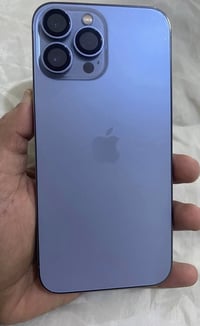 ايفون ١٣ برو ماكس  بحري ٢٥٦ تك شريحة نضافه ١٠٠٪؜ نموذج   M…LL/A جهاز ن...