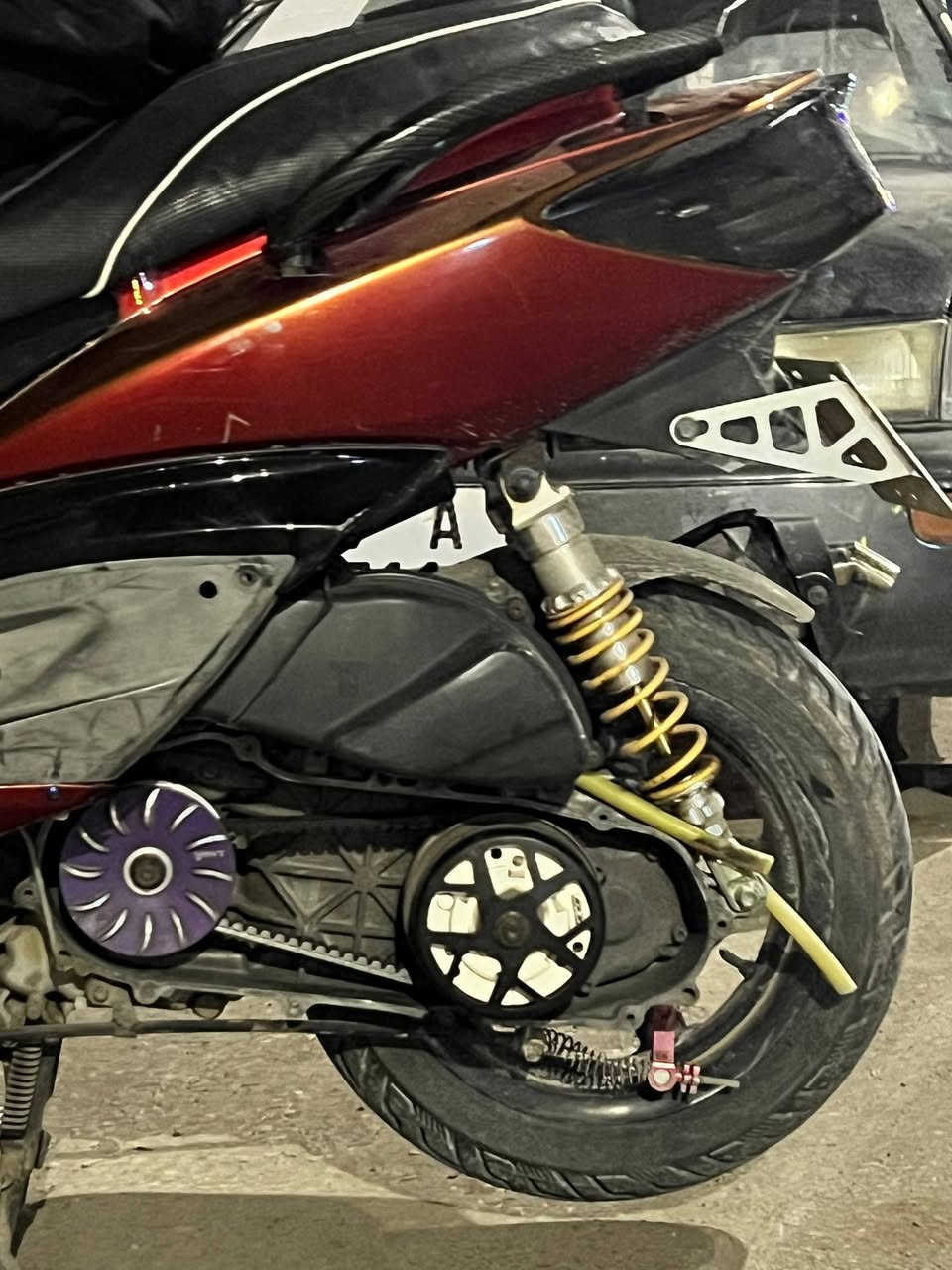 سكنس فحل مزود بلاد من اليابان
صالنصة رياضية صچمية يابانية 
كور أربع ولفات من شركة WF 
بوشة 59 ونص يعني هم سرعة وهم تنسة الحماوة
راديتر دهن 
رولة حجم 600
كلچات رياضية خلفي من شركة Dy وامامي من شركة NVT 
خرز رياضي 11g
دبلات أمامي رياضي شركة ncy 
دبلات خلفي رياضي يصعدن وينزلن بلاد 
تاير جلاتين 
يدات بريك قلاب مال Pcx
يدات سكليتر من شركة كوسو
كشن رياضي 
سبايدر رياضي كاربون فايبر
شوتة رياضية 
فراك بريك رياضي 
فلنجة رياضية 
قطرة دهن رياضي أم القفل

دراجة منين متجيهة ملغومة تزويد دراجة شرط شلعة ومعدل تشك الكاع اكفلهة من الشرك والتچفيت والبوك وشتريد اني خادم 
مكاني واسط كوت شارع أربعين 
اعتذر على الإطالة سعرهة مليون وربع     ***********
