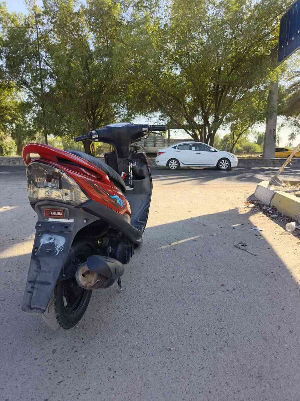 دراجه للبيع نضيفه محركها ممفتوح دراجه بلاديه الاستفسار واتساب ‭0775 336 6281‬
