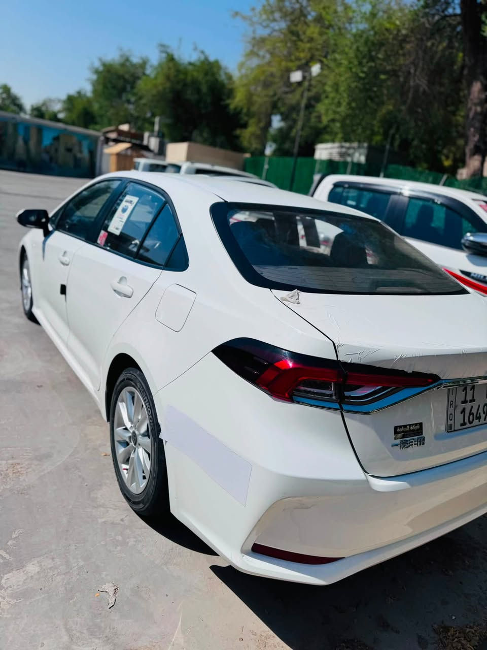 السلام عليكم
كورلا 2024 
الشكل الخليجي
رقم بغداد 
بصمه 
فتحه
رادار امامي
عداد المشي 25,000km 
السياره كفاله عامه عدا شخط بسيط في الباب ومكحل فقط
السونار مرفق بالصور
السعر 149$ ( بيها مجال ان شاء الله ) 
مكان السياره بغداد البياع
للتواصل ***********
