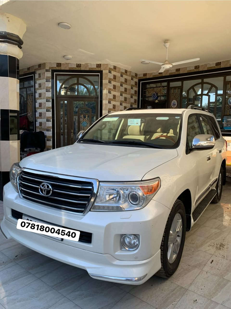 لاندكروز 2014
  فول مواصفات مكفولة كفالة عامة
 رقم اربيل سنوية باسمي كاملة من كلشي مابيه اي نقص داخل وخارج كفالة حتى الدعاميات مكفوله
ماشيه 130 الف حقيقي محرك 6 سلندر السيارة جديدة جدا مكان السيارة بابل قرب شارع 40

***********
