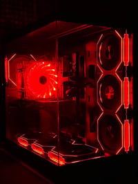 کیس جمیل و قوی للبیع  gpu: 9060 xt 16gb oc 🔥 cpu: i5 12400f motherboar...