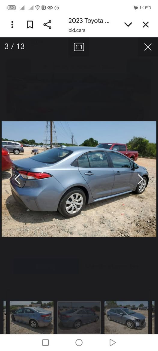 السلام عليكم كورلا موديل 2023 LE السيارة رقم سليمانيه جديد دولي تريد تحويل وكاله موجود حادث السيارة كما موضح في الصور شبر بخشم البنيد وشبر بهاذا الجاملاق لمفتوح ومرجعينه عدا هل شبرين السيارة كلين السيارة ماشيه 21 ميل يعني 36  الف المكان ديالى قضاء المقداديه رقم صاحب السيارة *********** 
موجود واتساب همين 
تحياتي للجميع..
