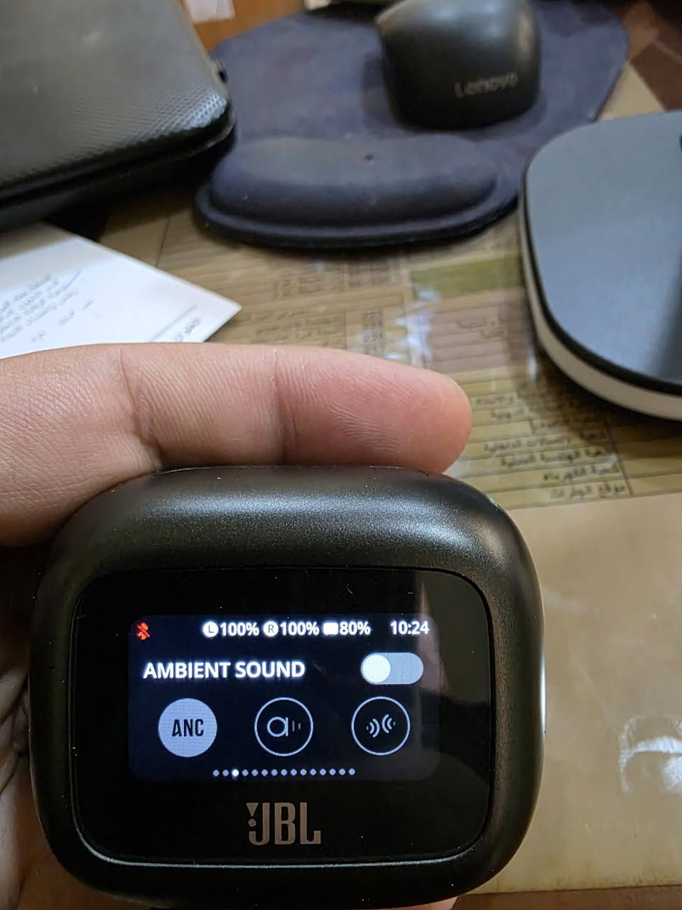 السلام عليكم
سماعات جي بي ال لايف بيم ٣ 
ضمان عين الفهد 
صوت جهير قوي 
عزل قويه وبطاريه ويه العزل ادوم اكثر من ١٠ ساعات
شحن لاسلكي 
تطبيق خاص بيها تتحكم بكل شي 
وتكدر تتحكم من خلال الكيس 
السعر ١٠٠ الف 
مكاني كركوك


**إذا كنت صاحب هذا الإعلان وتريد حذفه لأي سبب، رجاءا أرسل رسالة إلى الدعم الفني**