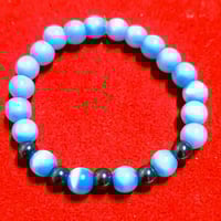 سوار أكوامارين • فواصل هيماتيت • رجال وسيدات