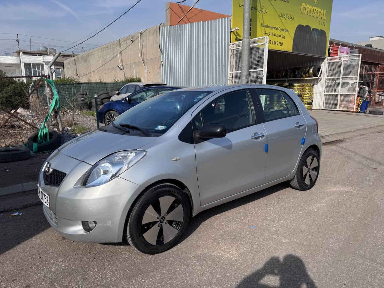 يارس 2008 صبغ عام بدون حادث بدون دواخل كير توماتيك مكان السياره اربيل *********** واتساب أربيل, العراق
