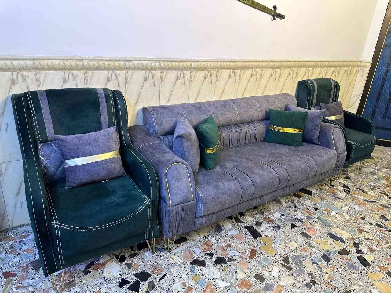 السلام عليكم ديوان ١٢ مقعد جديد مستخدم شي قليل السعر ٧٥٠ الف
***********
