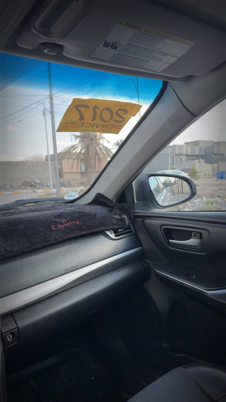 السلام عليكم TOYOTA Camry 2016
الضرر خشم البنيد 
مواصفات Se 
تحكمات ستيرن
ويل كروم 
هزه سنوية جديد 
تحويل مباشر 
السعر148 
***********
