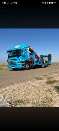 كرين سطحي • رفع كرفانات • الطارمية