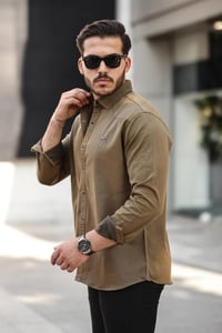 قميص كتان تركي • خامة درجة أولى • مقاسات S-XXL