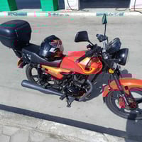 دراجه دلڤري جديد 2025مكفول اوراق سكنر . شايلنك محرك 150 كلاسك طالعه بش...