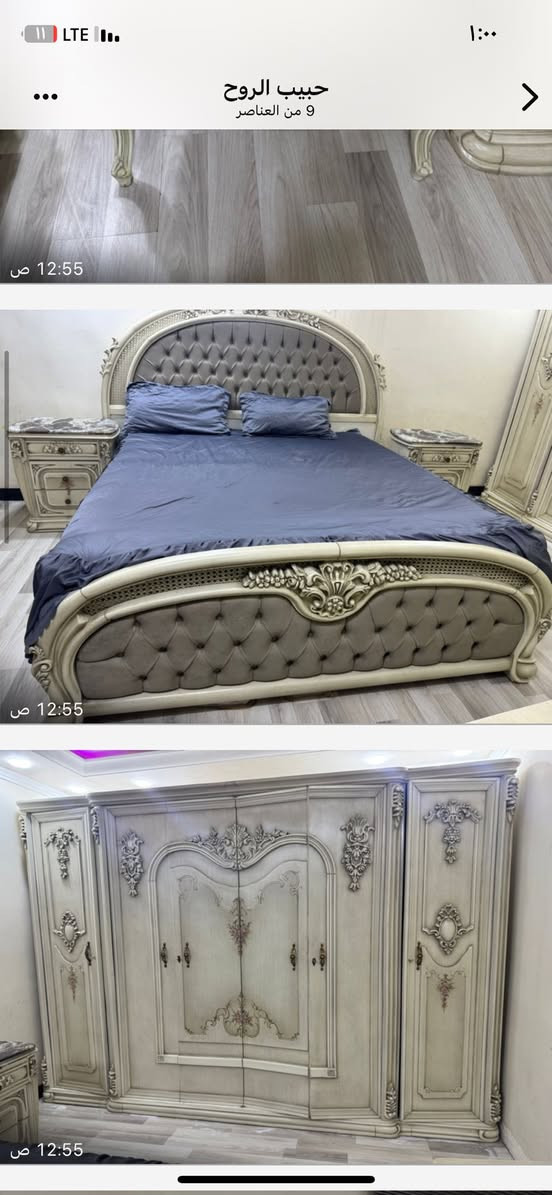 السلام عليكم غرفه نوم مصريه ماخذيهه ب٤٥٠٠رايدتهه بمليونين ونص استعمال سته اشهر العنوان بغداد ***********
