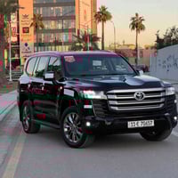 تويتا لاندكروز  2022 ساز اصل  باب اول ام تطبيق  ام الضمان لون اسود  كف...