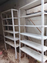 عندي رفوف محل البيع مستخدمات العدد رفوف 11رف رقم 07734355229 وخاص متوا...