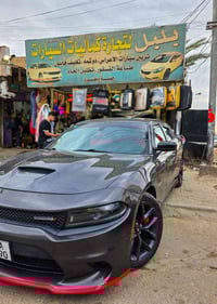 دوج جارجر ارتي 5700  سوبر تراك باك موديل 22 لون فيلي  حادثها فقط جاملغ...