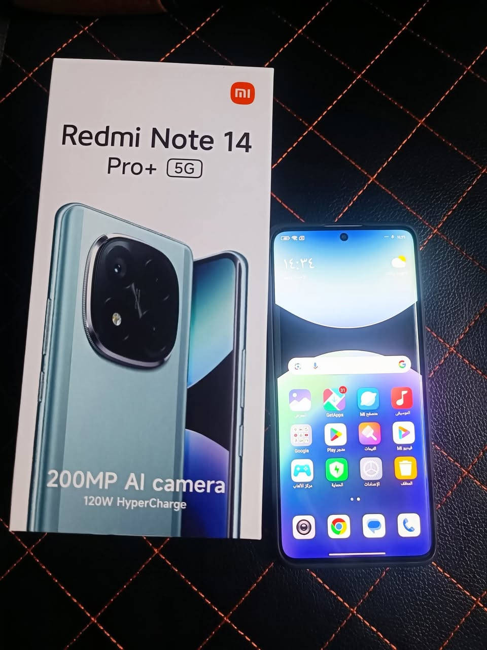 Redmi Note 14 Pro Plus 5G 
 معالج Snapdragon 7s Gen 3 بدقة تصنيع 4 نانو
 رامات 12 جيجا ومساحة 512 
- شاشة 6.67 بوصة منحنية Amoled بدقة 1.5K وتردد 120Hz وسطوع حتي 3000nits وكثافة بيكسلات 446 ppi
-عملاق التصويركاميرا خلفية 200بيكسل والاساسية بمستشعر Samsung ISOCELL HP3 وتدعم المثبت البصري OIS وسيلفي 20 ميجا بيكسل
- بطارية 5110 مللي امبير تدعم الشحن السريع 120w ومرفق الشاحن في العلبة
- يدعم الNFC والIR للتحكم في الاجهزة الكهربائية
- معيار مقاومة الماء والغبار IP68

السعر 400 الف الجهاز مشتري من الشركه 525 الف مستخدم قليل جدن عنواني كوت داموك حي الشهداء 
***********
***********
