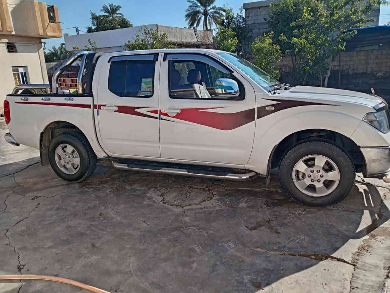 سلام عليكم
نيفاره موديل 2009 رقم بغداد باسمي سنويا جديده 
مكينه وكير جدد صدر جديد باتري جديد كهربائيات 
كلها شغاله داخل جديد مسجل شاشه تاب كامره خلفيه سياره ربع مذب عليها مال جناي سعرها 98وبيها مجال مكاني ديالى شهربان رقم ‏‪***********‬‏
