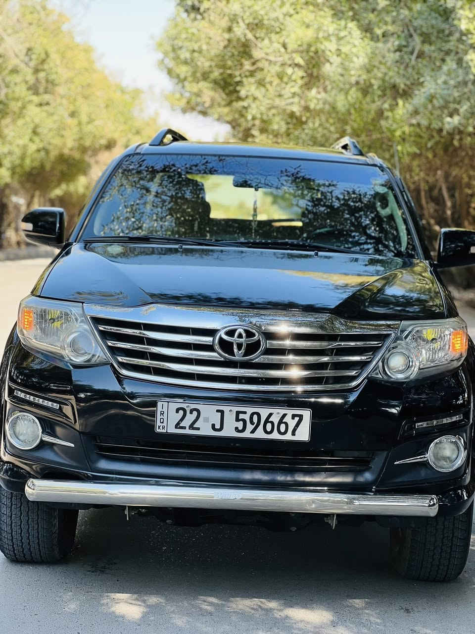 تويوتا فورتشنر 2015 V6
مكفوله كفاله مابيها لا صبخ لا بارد لا تبديل 
محرك كير بدون فتح V6 4.0 عنوان نجف الاشرف 
سعر 220 وبيه مجال  ***********
